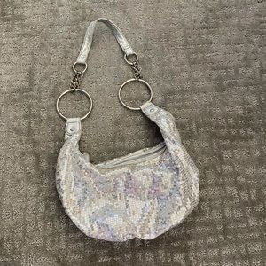 Fun silver sequin purse! Sparkle!